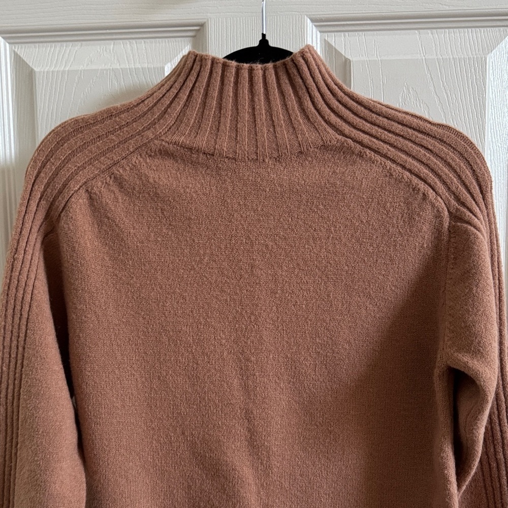 SHEIN Warm Brown Turtleneck Sweater - Picture 4 of 6